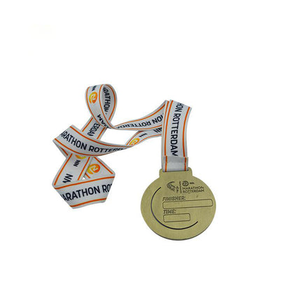 FSM-001 Custom Marathon Running Sport No Minimum Antique Old Plated Zinc Alloy Metal Medals