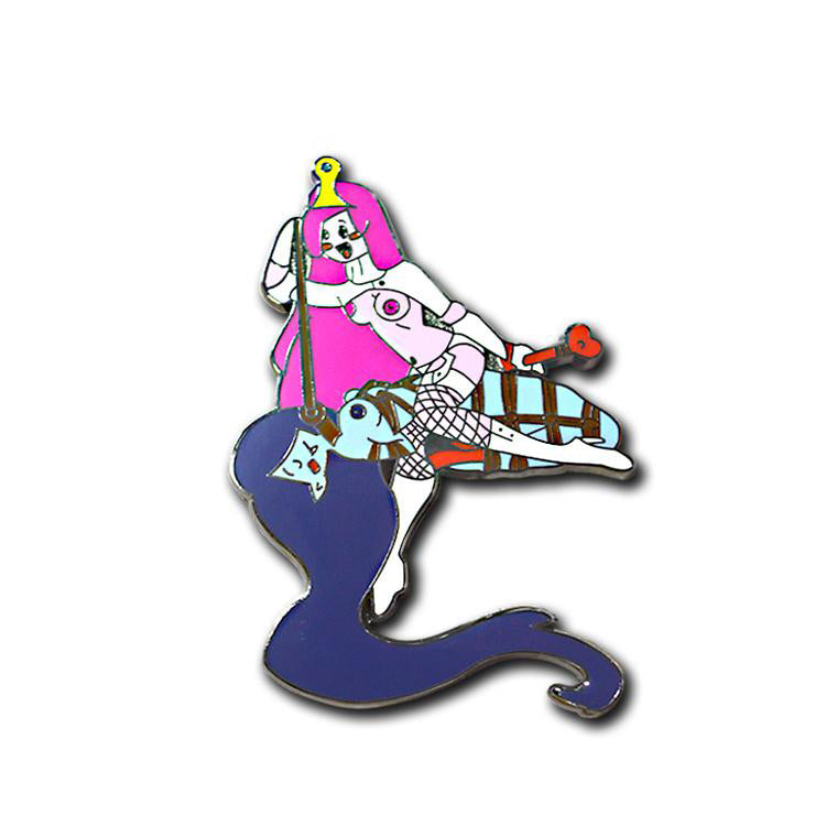 FSLPA-003 Hard Neamel Sexy Girl Lapel Pin Mermaid Shape Badge