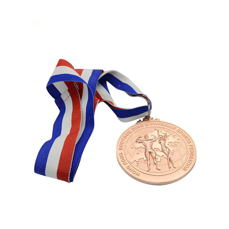 FSM-005 Stamped Antique Copper Medals Custom Medal Medallion