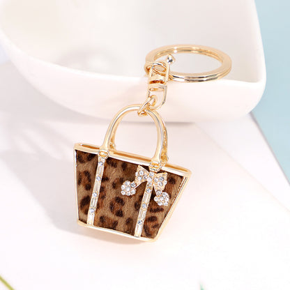 FSKC027 Crystal Handbag Keychain for Women with Sparkly Rhinestones