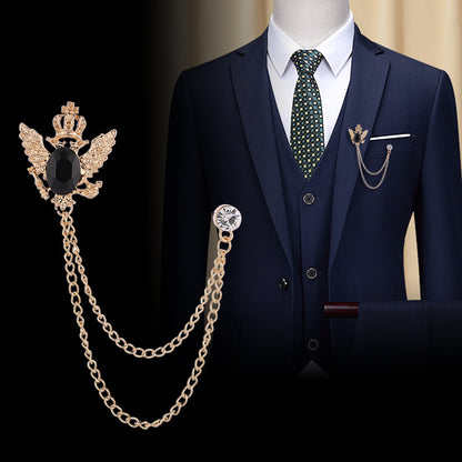 FSALP-002 Men's Suit Brooch Lapel Pin