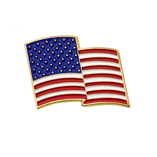 FSFLP-004 Custom United States Of America Flag Lapel Pin