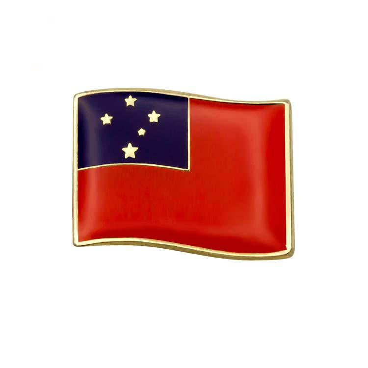 FSFLP-009 Hard Enamel Custom Countries Flags Badge Pin