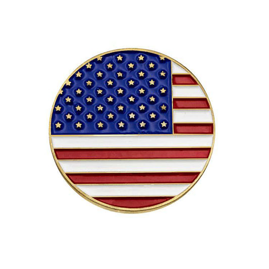 FSFLP-008 Round Nation Country Flag Lapel Pins