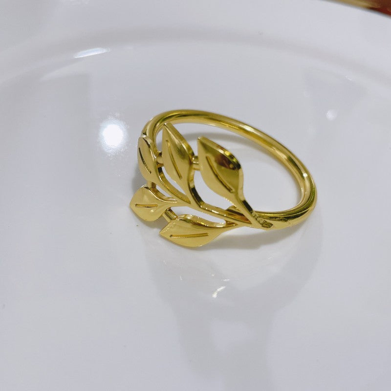 FSNR-005 Napkin Rings Christmas Decorations, Metal Napkin Rings Gold Fall Leaves Kitchen Table Cloth Napkins Rings