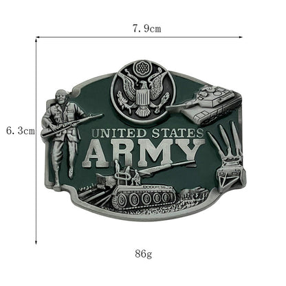 FSBB012 Air Force Navy Army Metal Belt Buckle for Men