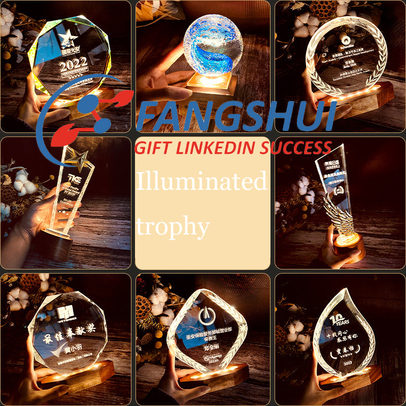 FSST-004 Customized Sports Trophies Crystal Football Trophies Any Ball