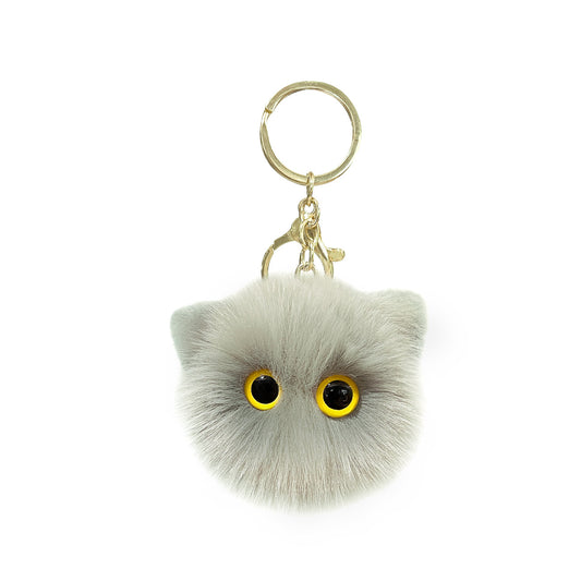 FSPKC004 Cat Plush Keychain Stuffed Animal Toy, Decorative Plush Toy Accessory