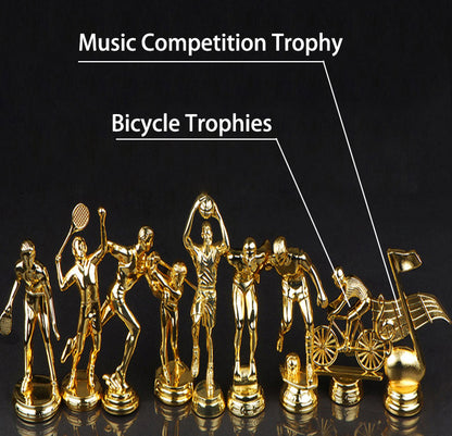 FSST-006 Metal Trophy sport award for Desktop and Table Decor