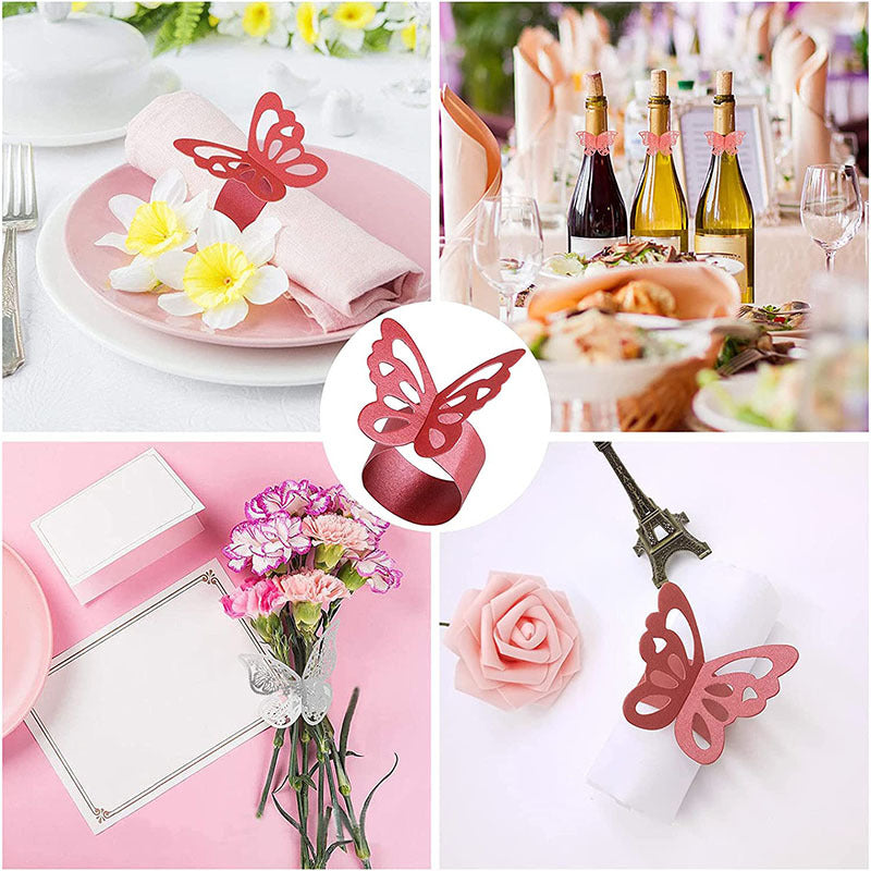 FSNR-010 Paper napkin rings for parties, weddings, banquets