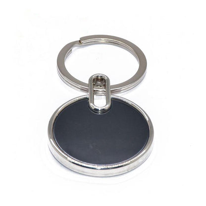 FSMK-009 Round Heart Shape Metal Keychain