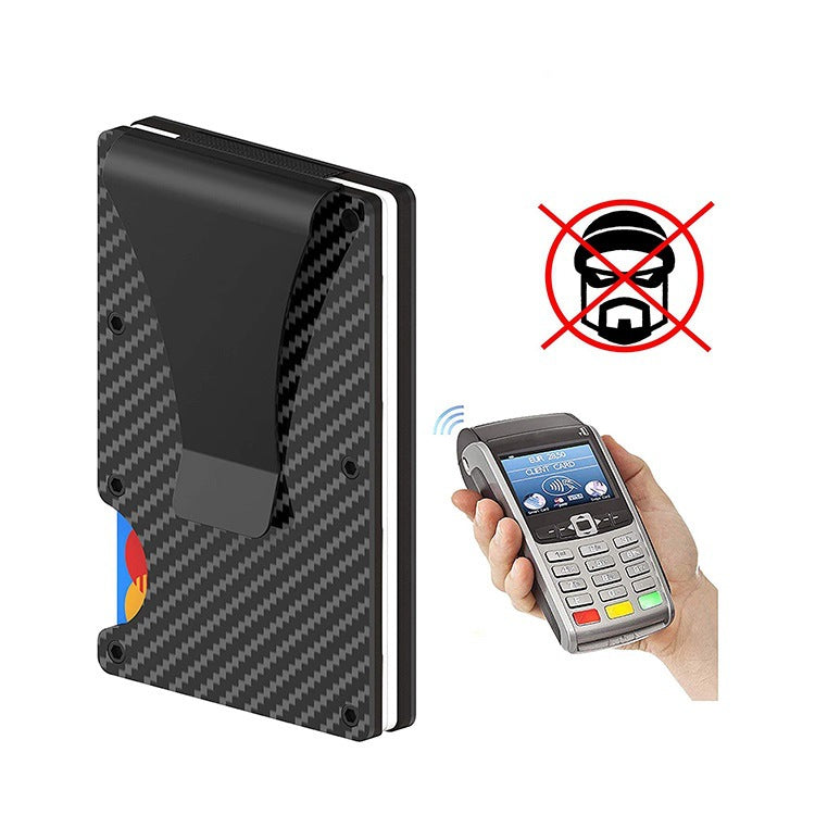 RFID Blocking Carbon Fiber Credit Card Holder