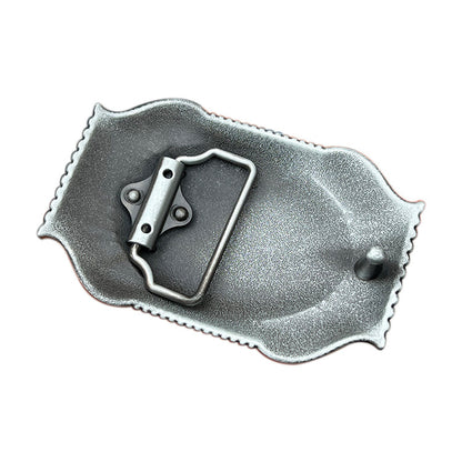 FSBB011B Exquisite Gemstones Metal Belt Buckle for Men