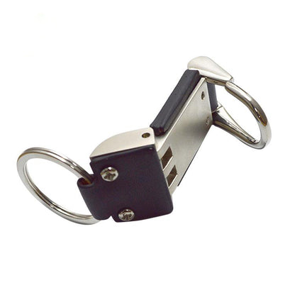 FSLK-004 Leather Key Fob Kit with Keychain Ring