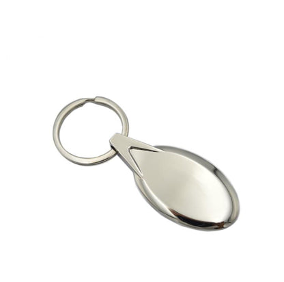 FSBK-007 Silver Oval Rectangle Blanks Tags