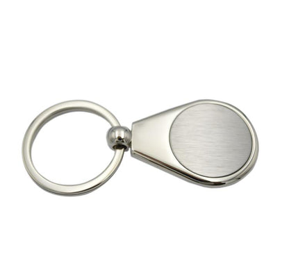 FSBK-009 Sublimation Blanks Keychains Metal Round Key Rings