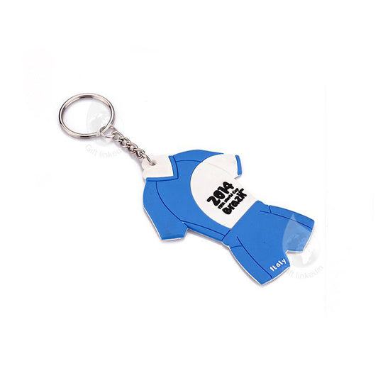 FSPK-006 Soft Touch PVC Key Ring Customizable for any team