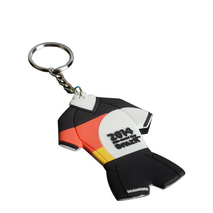 FSPK-006 Soft Touch PVC Key Ring Customizable for any team