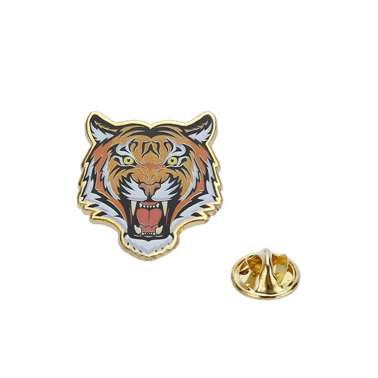 FSLPA-002 Soft Enamel Tiger Lapel Pin Badge