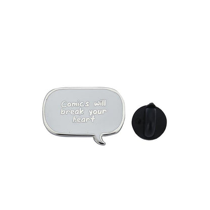FSILP-010 Custom Message Soft Enamel Pin Brooch