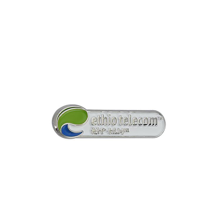 FSMLP-010 Soft Enamel Epoxy Metal Name Badge