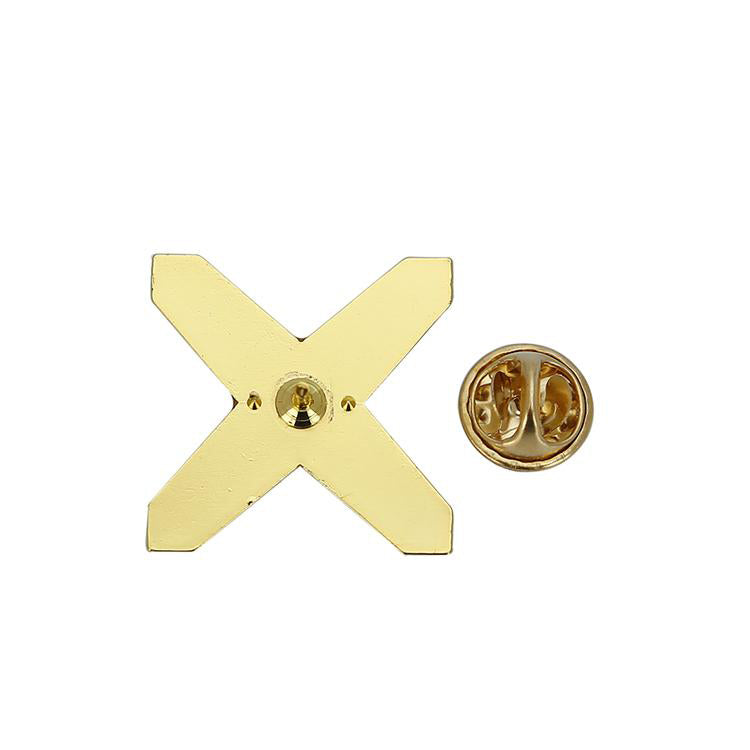 FSILP-006 Gold Plating 3d Custom Star Shape Pin