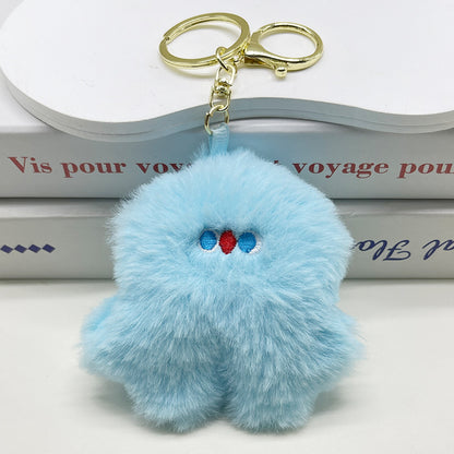 FSPKC001 Cute Plush Keychains Stuffed Animals Keyring Charm Handbag Pendant