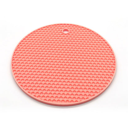 FSCC-003 Cup Round Honeycomb Non-slip Silicone Mat