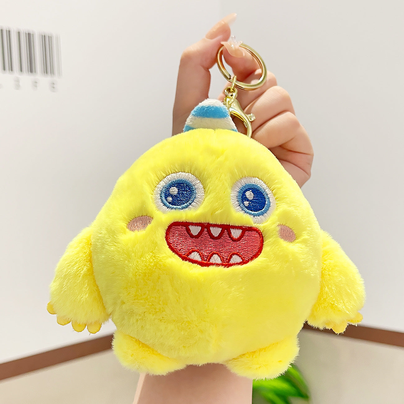FSPKC006 Monster Stuffed Doll Plush Toy Keychain Key Holder Bag Pendant