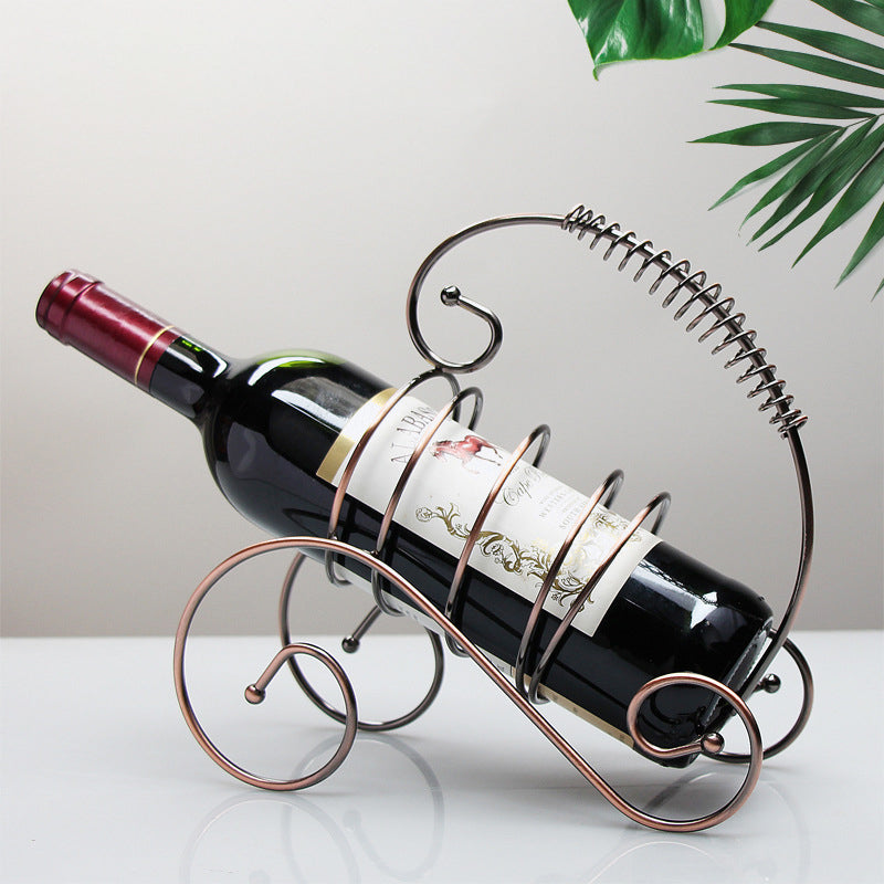 FSWH-003 Modern Design Single Bottle Wine Holder for Tabletop