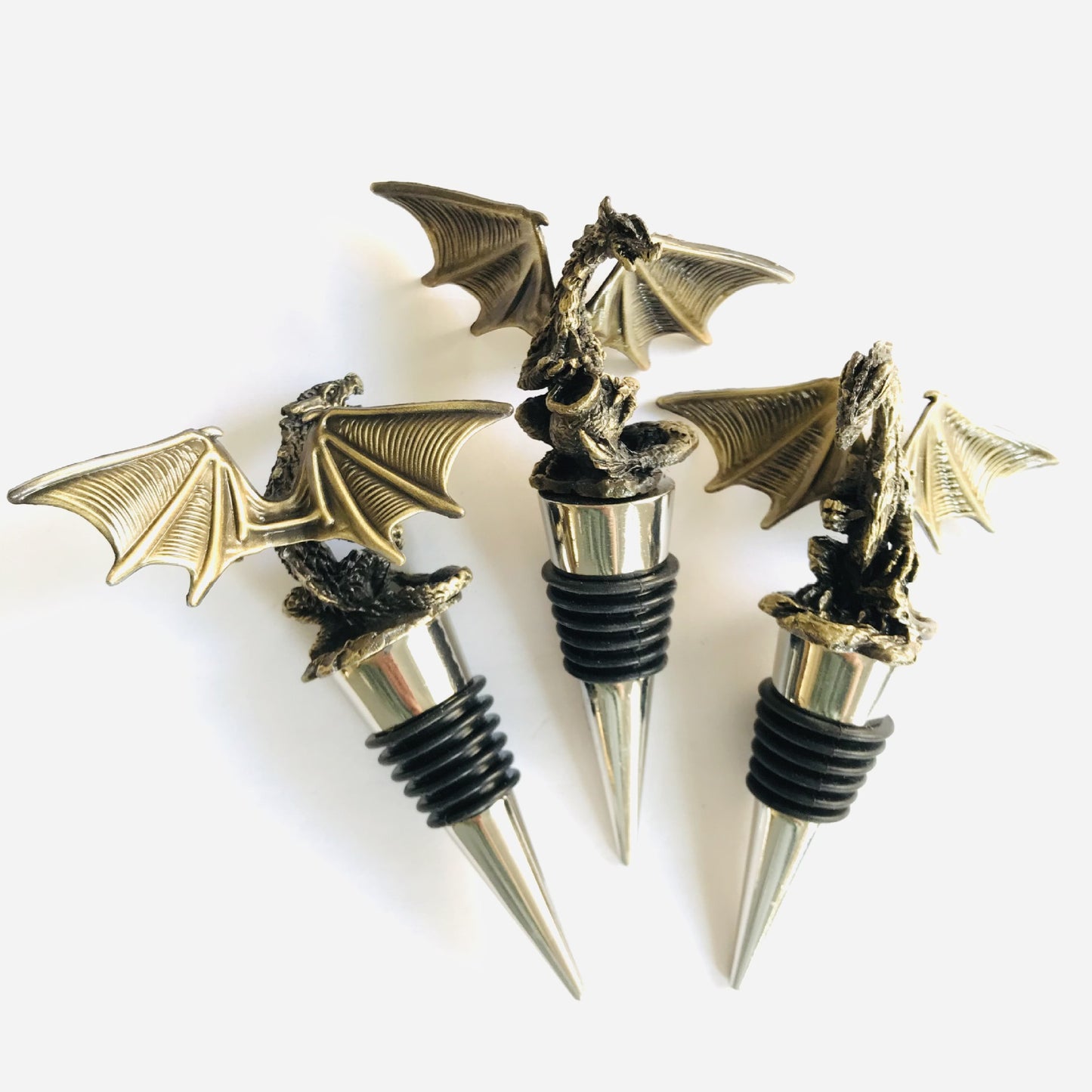 FSWS-002 Dragon Wine Stopper Bottle Stopper, Wine Saver, Reusable Wine Corks For Beverage