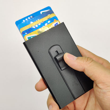 Slim Wallet for Men Pop up Card Holder RFID Blocking