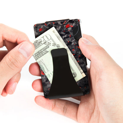 Men's Wallet - Slim, Minimalistic & Seamless, Blocks RFID Scanners, Holds 12 Cards with Money Clip