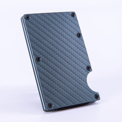 Minimalist Slim Carbon Fiber Wallet for Men RFID Blocking